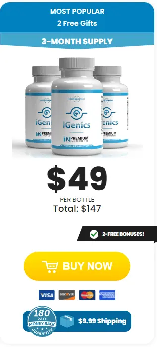 igenics 3 bottles